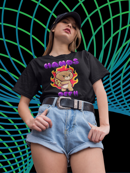 Hands Off!! - Unisex Bio-Baumwoll T-Shirt