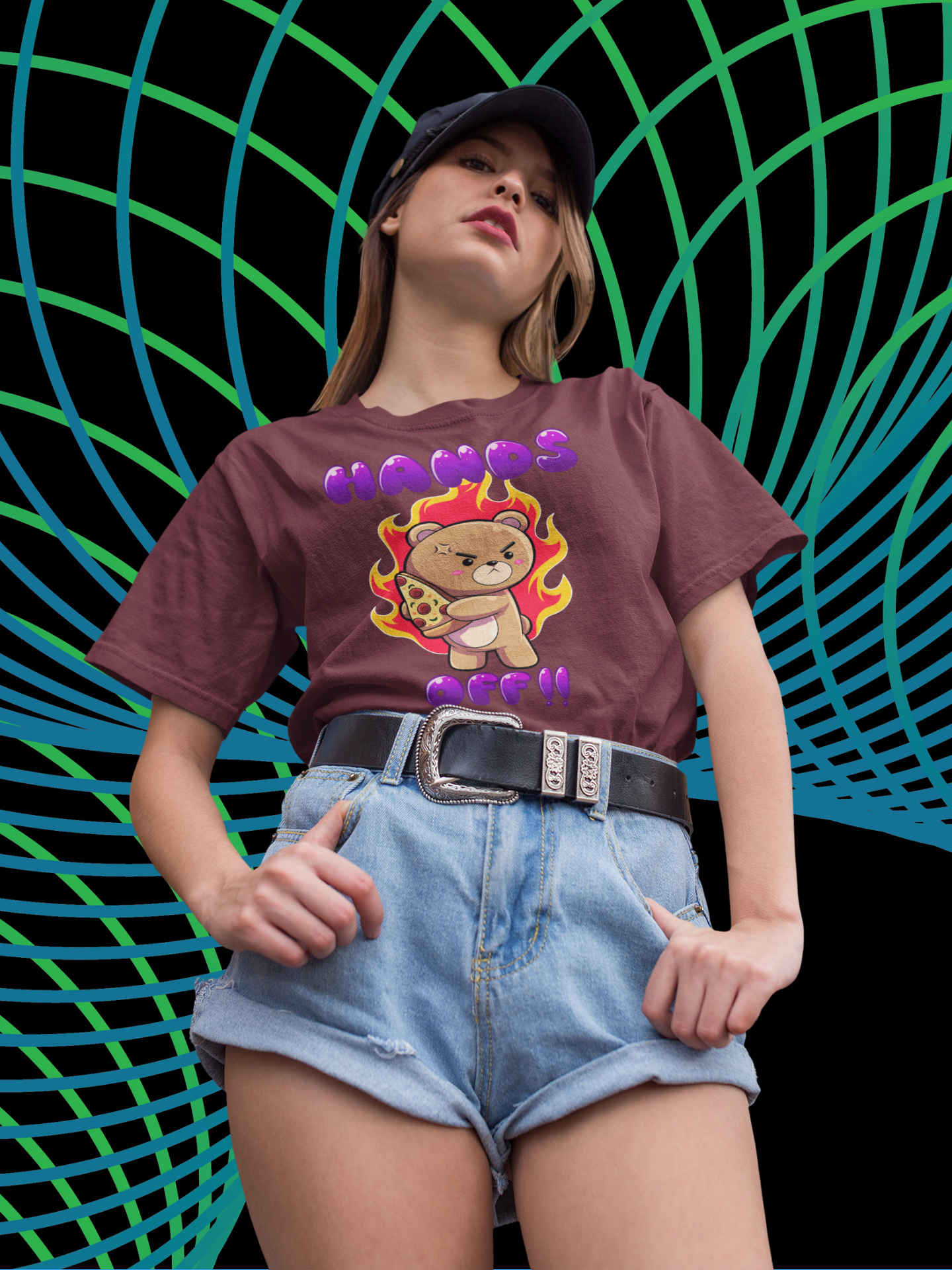 Hands Off!! - Unisex Bio-Baumwoll T-Shirt