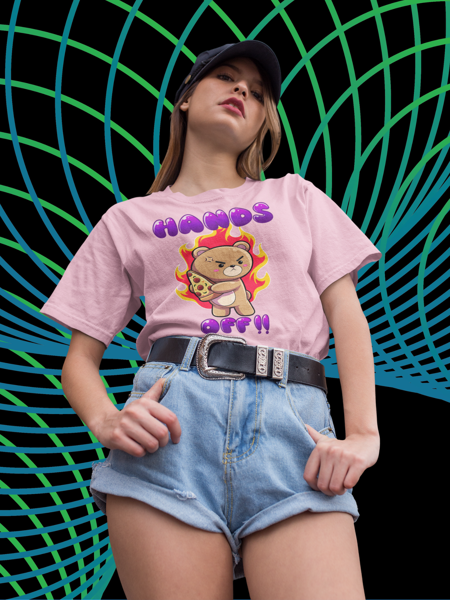 Hands Off!! - Unisex Bio-Baumwoll T-Shirt