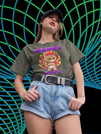 Hands Off!! - Unisex Bio-Baumwoll T-Shirt