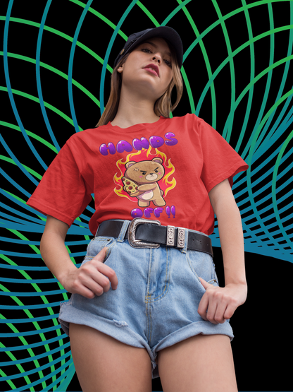 Hands Off!! - Unisex Bio-Baumwoll T-Shirt