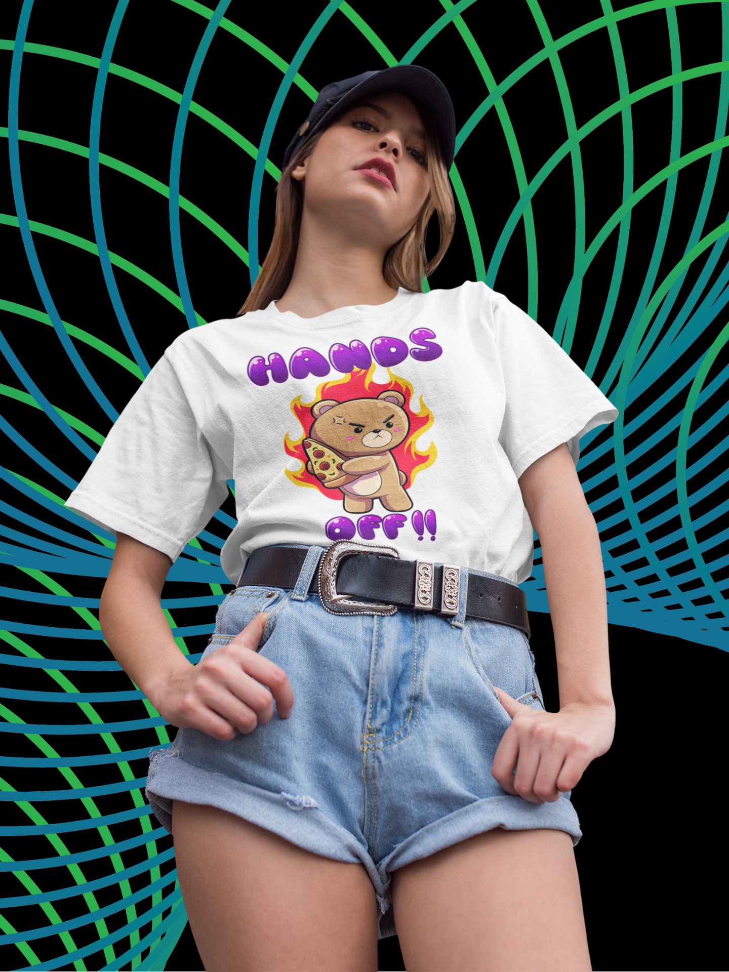 Hands Off!! - Unisex Bio-Baumwoll T-Shirt